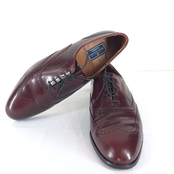 Bostonian Men\'s 26098 Burgundy Lace Up Wing Tip Oxford Shoes Size 10 M main image 7